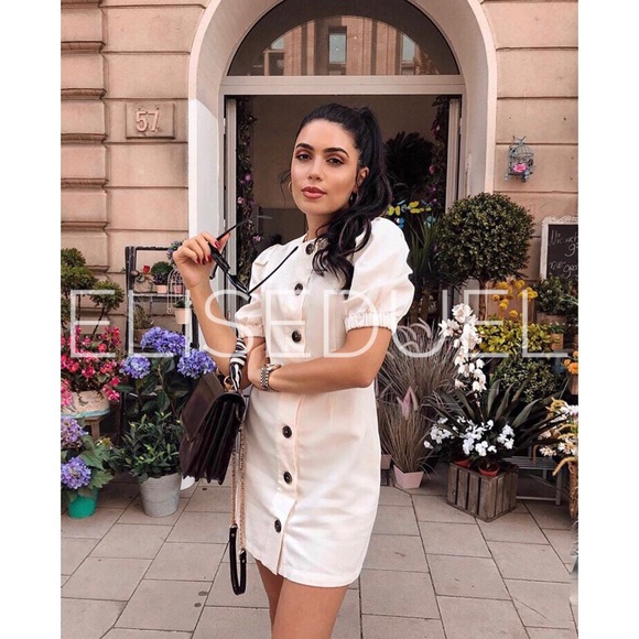 Last One! Zara Button-Down Dress, NWT - Picture 5 of 8